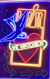 The Matchbox animated neon led sign